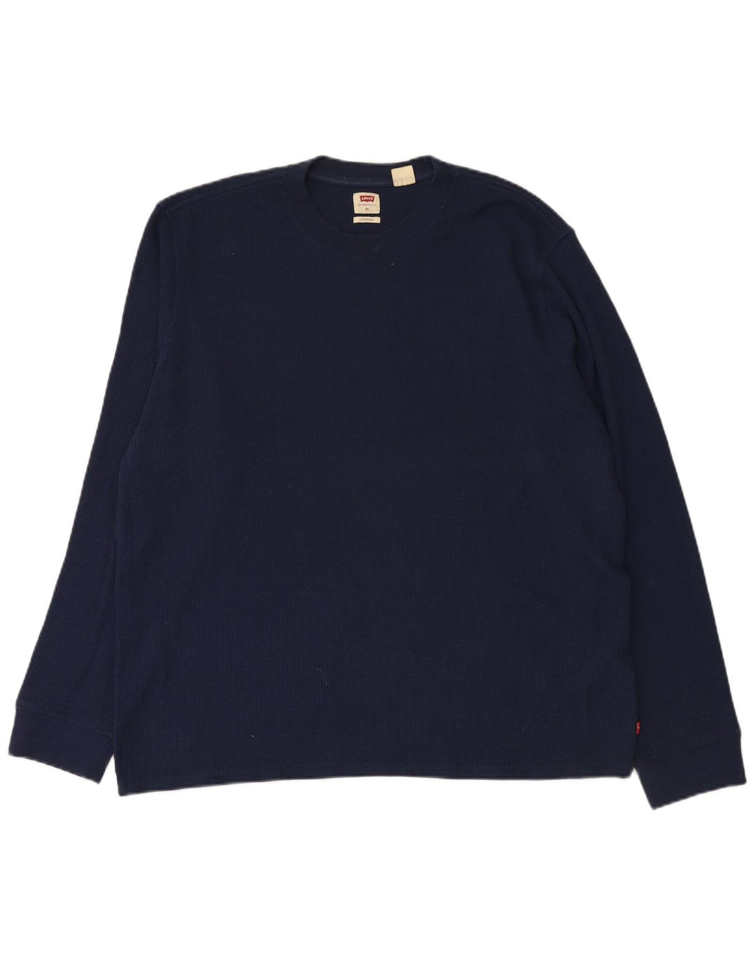 LEVI'S Mens Standard Top Long Sleeve XL Navy Blue Cotton