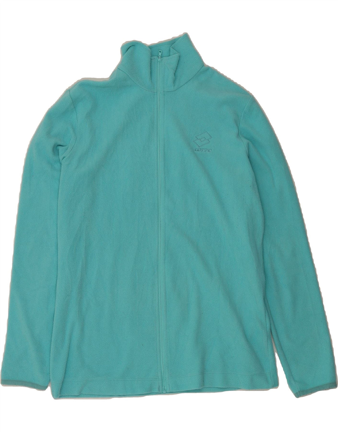 LOTTO Womens Fleece Jacket UK 18 XL Turquoise Vintage Lotto and Second-Hand Lotto from Messina Hembry 