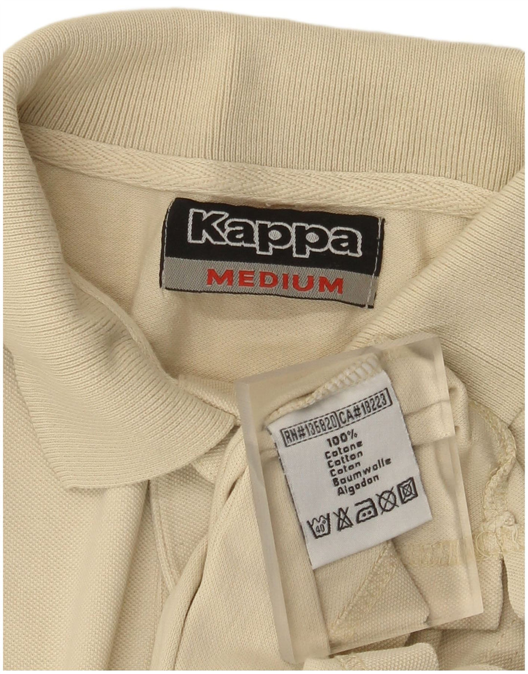Kappa Herren Poloshirt Mittelbeige Baumwolle