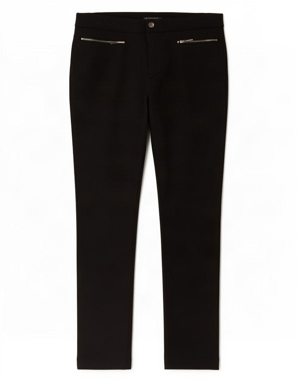 Marks & Spencer Damen Tapered Freizeithose UK 14 Large W32 L27 Schwarz