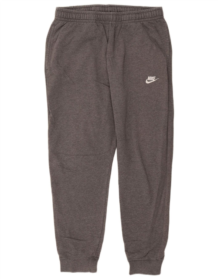 Nike Herren-Trainingshose, Jogginghose, groß, graue Baumwolle