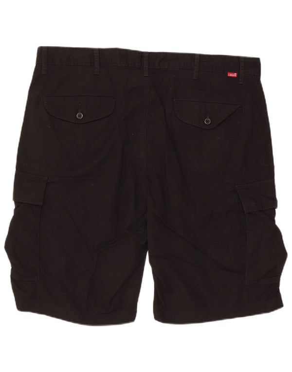 Levi's Mens Cargo Shorts W38 XL Black Cotton