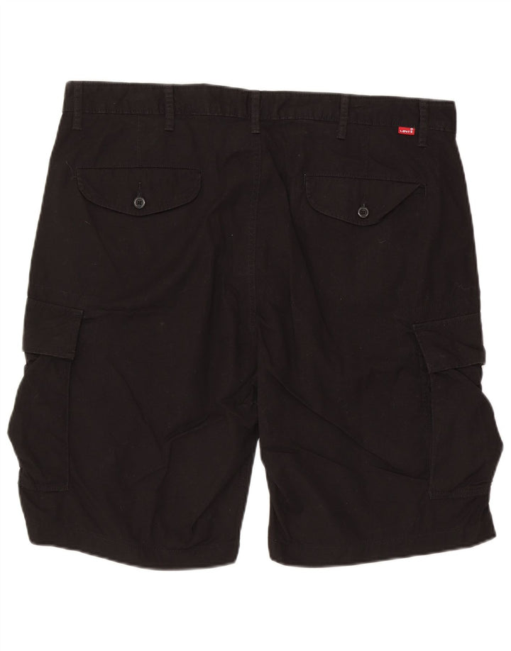 Levi's Herren Cargoshorts W38 XL Schwarz Baumwolle
