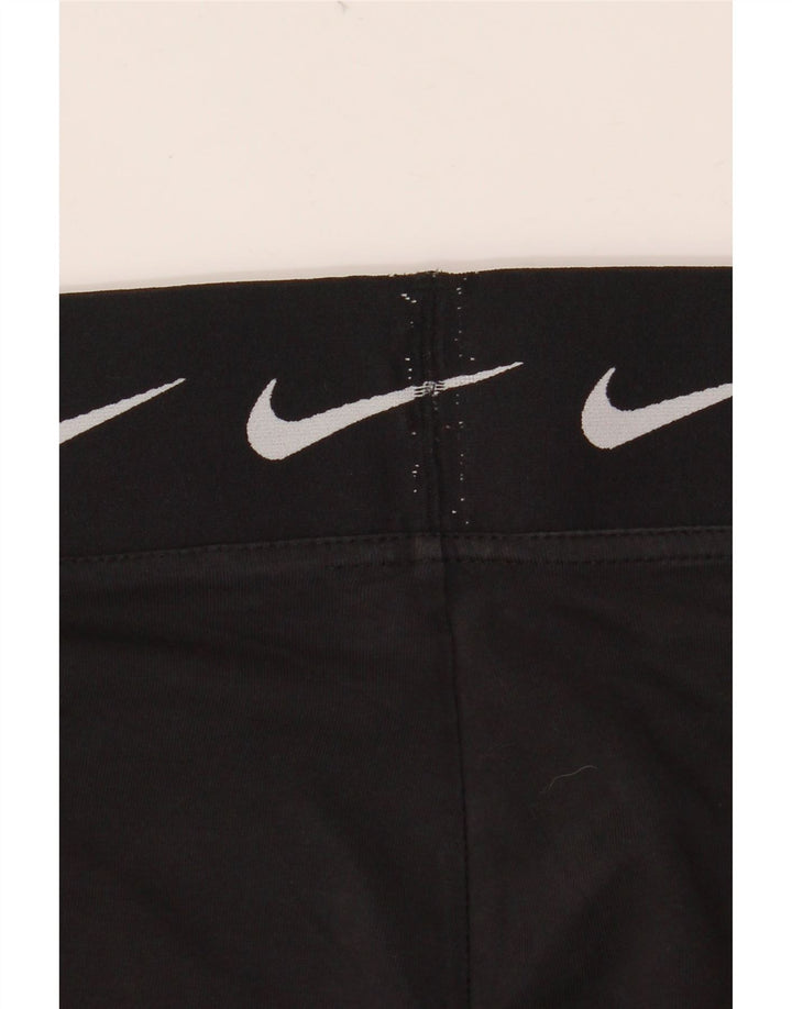 NIKE Damen Graphic Leggings UK 8 Small Schwarz