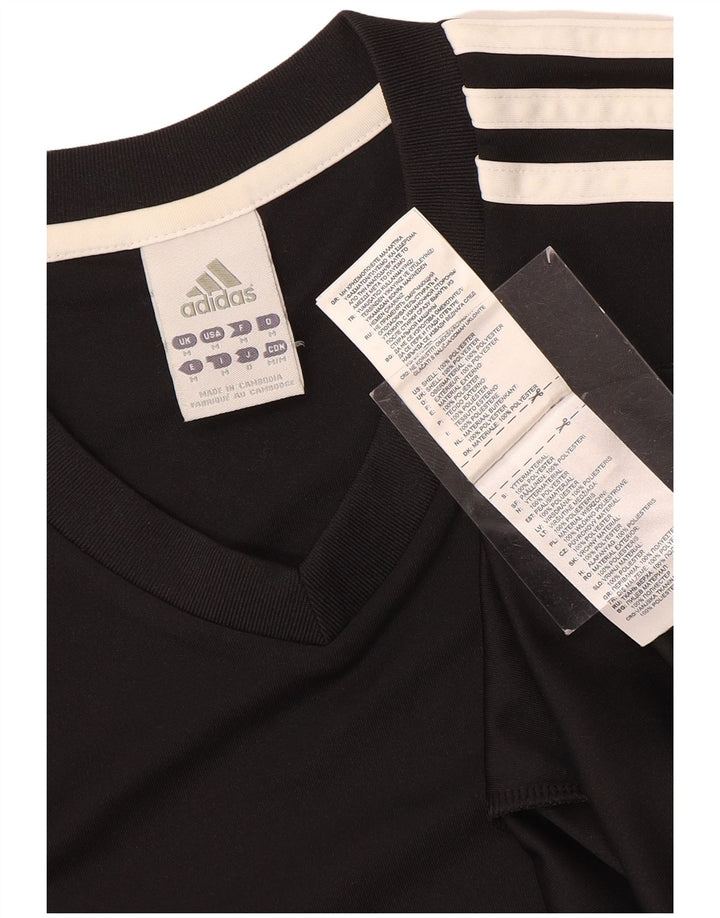 Adidas Herren Climalite T-Shirt Top Medium Schwarz Polyester