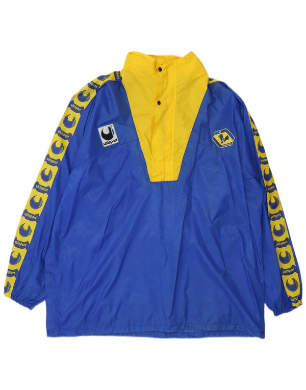 Uhlsport Herren Hellas Verona FC 1993 Kapuzen-Regenjacke UK 42 XL Blau