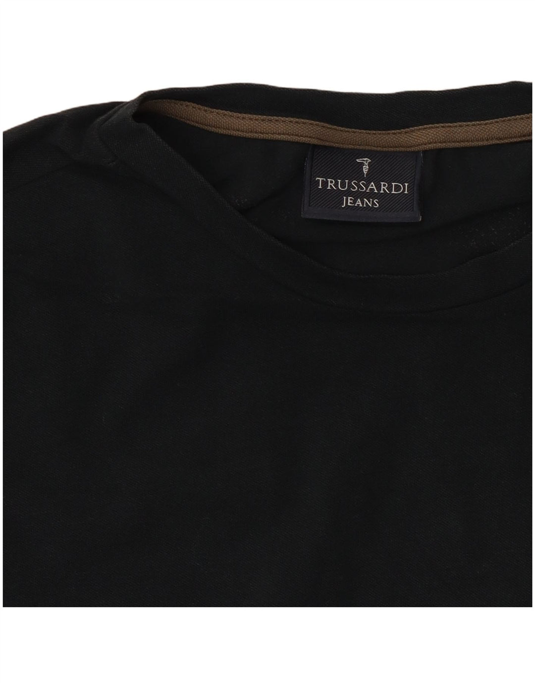 TRUSSARDI JEANS Herren-T-Shirt mit Grafik, Mittelschwarz, Baumwolle