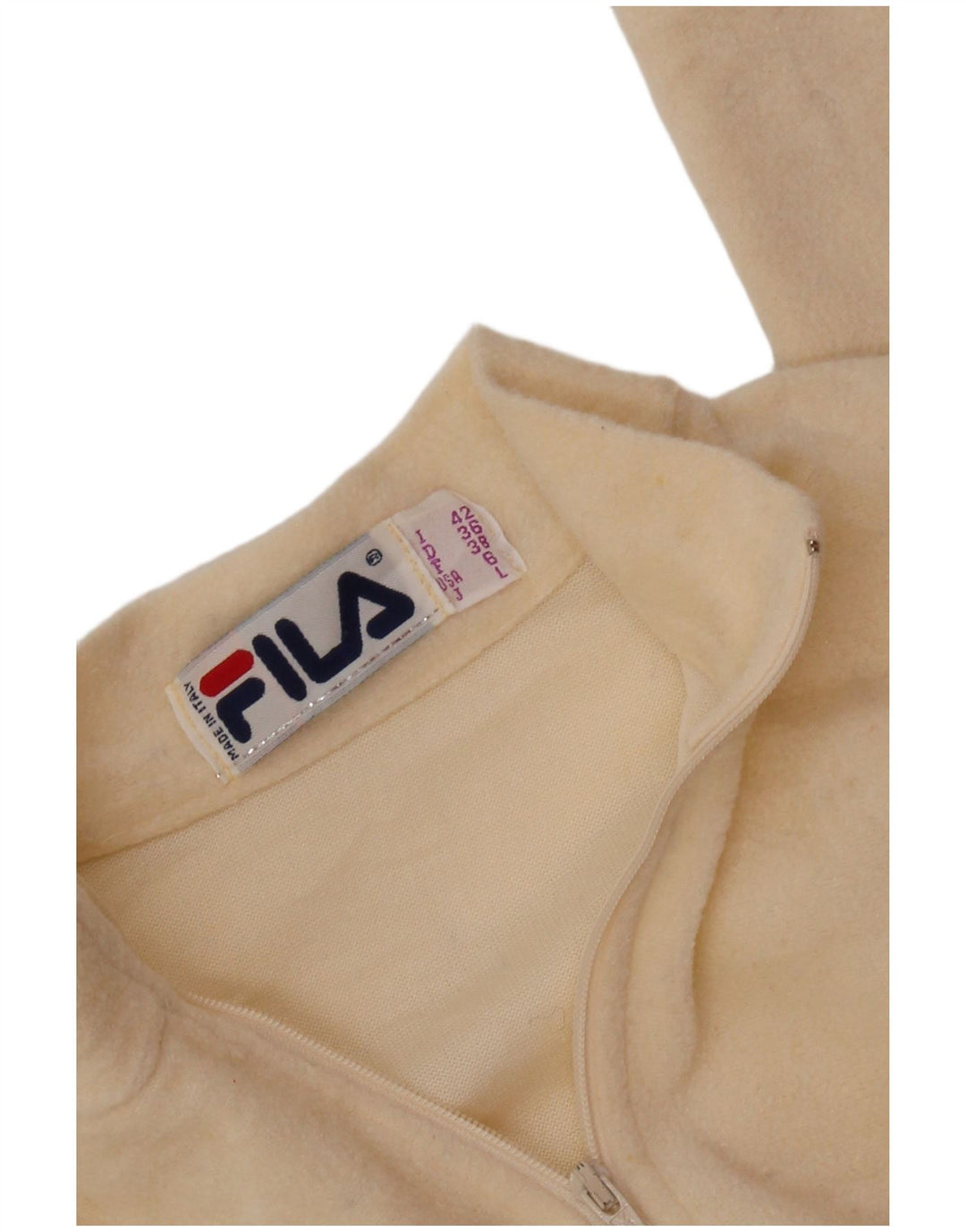 FILA Damen Langarm-Fleece-Body IT 42 Medium Off White