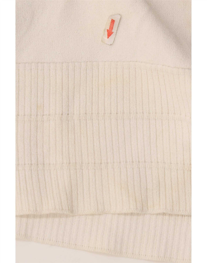 Gianfranco Ferre Damen-Pullover mit U-Boot-Ausschnitt, Gr. 10, Weiß
