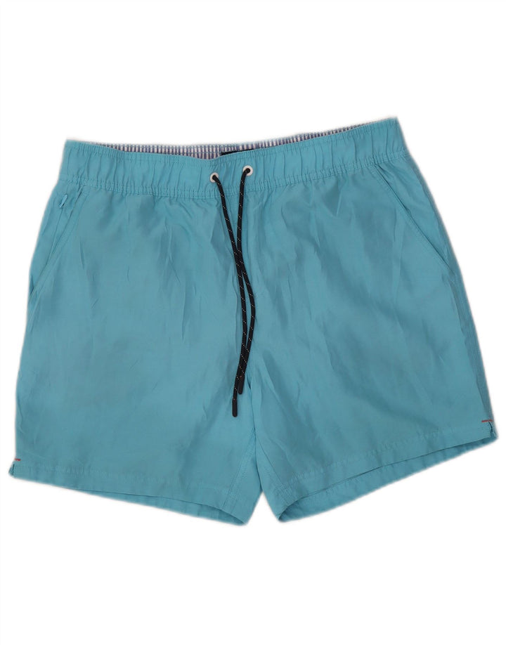 Joules Herren-Badeshorts aus mittelblauem Polyester