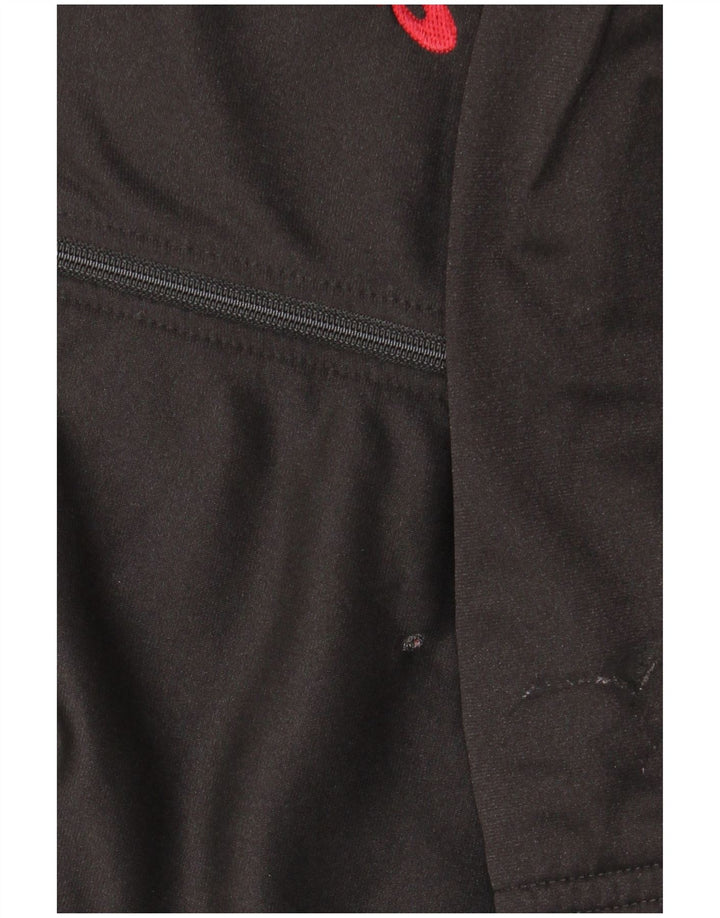 ASICS Herren-Trainingsanzug mit grafischem Oberteil, IT 56 XL, Schwarz, Farbblock