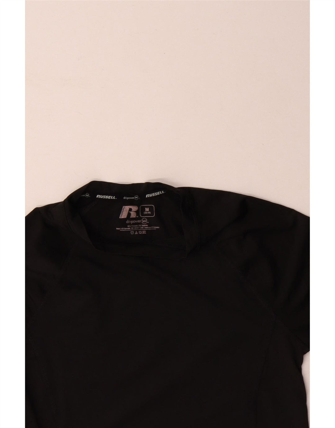 RUSSELL ATHLETIC Herren-Top, langärmelig, mittelschwarz, Polyester