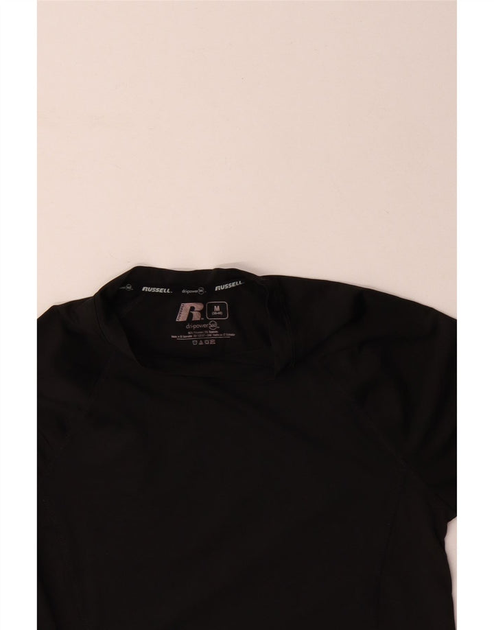 RUSSELL ATHLETIC Herren-Top, langärmelig, mittelschwarz, Polyester