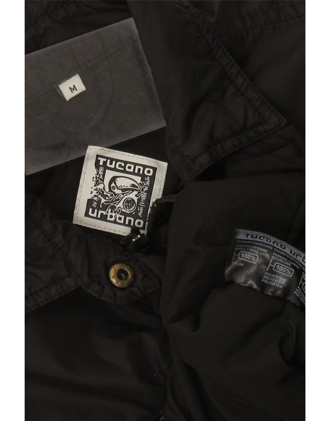 Tucano Urbano Damen Windjacke UK 14 Mittelschwarzes Nylon