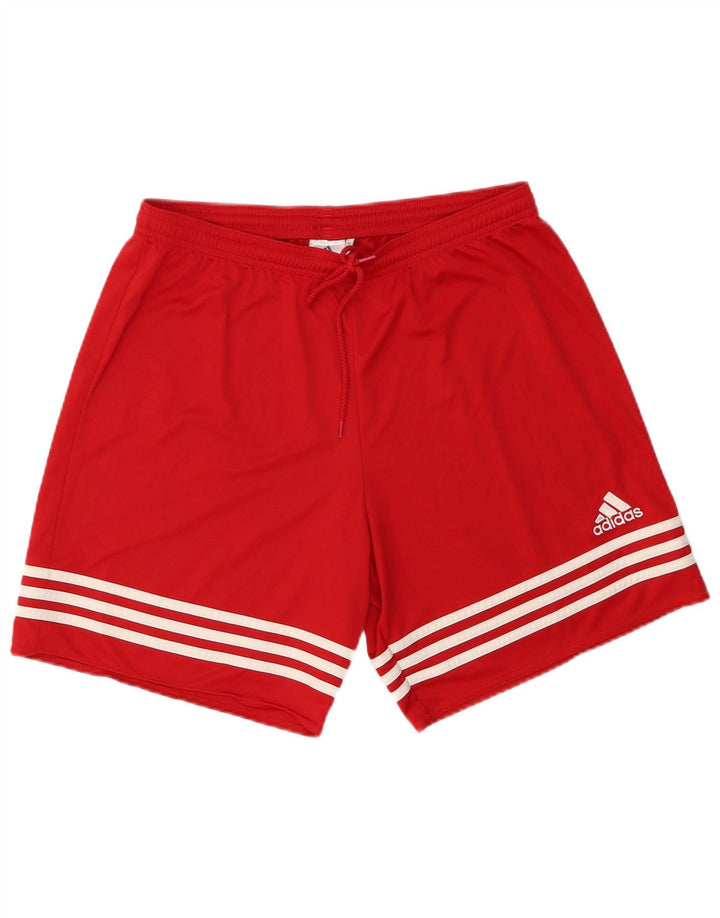 Adidas Herren Climalite Sport Shorts Großes rotes Polyester