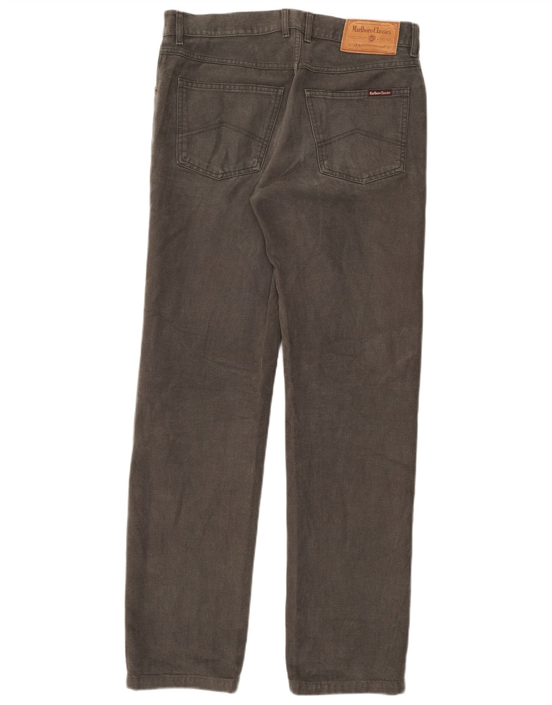 Marlboro Classics Herren Straight Jeans W34 L32 Khaki Baumwolle