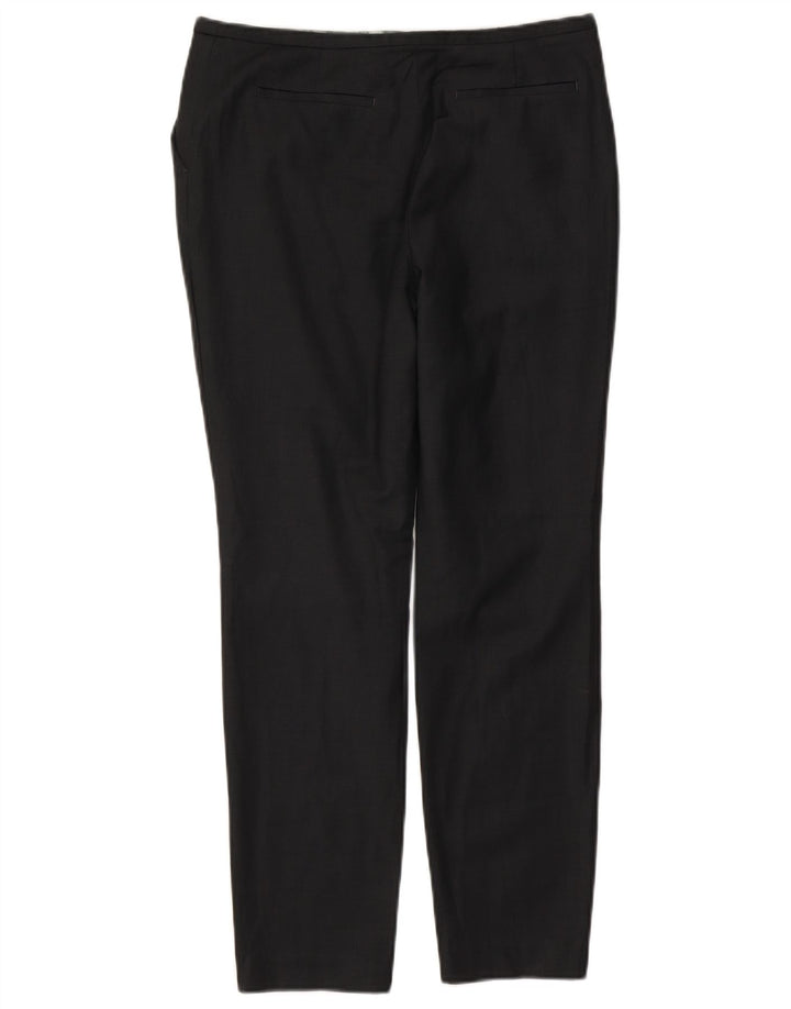 Ted Baker Slim-Anzughose für Damen, Größe 2, klein, W30, L28, schwarze Wolle