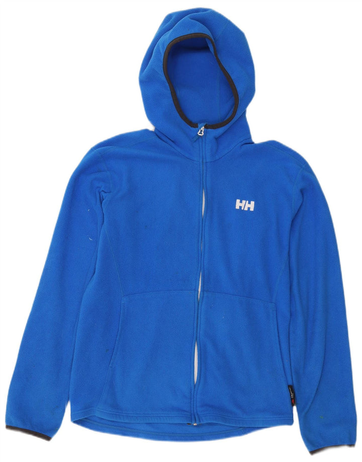 Helly Hansen Damen Kapuzen-Fleecejacke UK 14 Mittelblaues Polyester