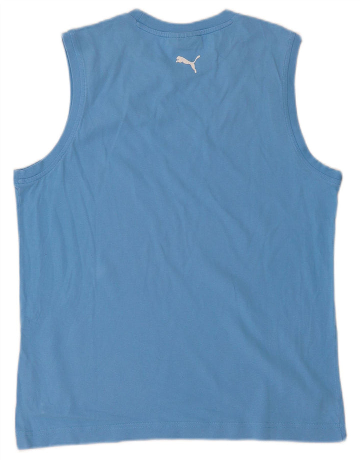 PUMA Herren Graphic Vest Top Large Blau