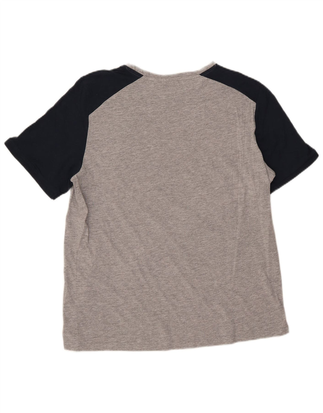 NFL Herren-T-Shirt mit Grafik, Größe L, Grau, Colourblock-Baumwolle