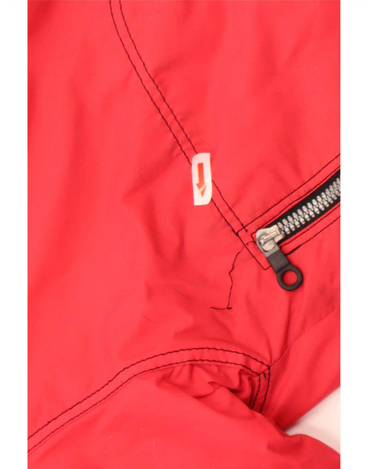 Capt. Cook Herren-Skijacke mit Grafik, UK 40, Größe L, Rot, Colourblock-Polyamid
