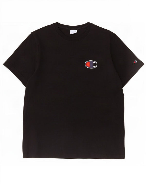 Champion Herren Grafik T-Shirt Top 2XL Schwarz