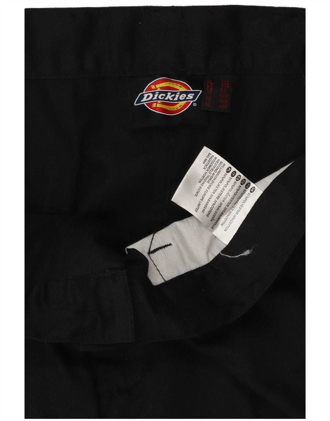 Dickies Gerade Herren-Cargohose W34 L31 Schwarzes Polyester