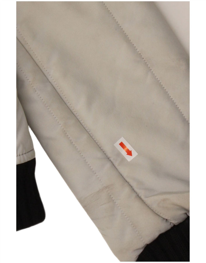 REFRIGIWEAR Damen-Bomberjacke mit Kapuze, UK 14, mittelweißes Polyamid