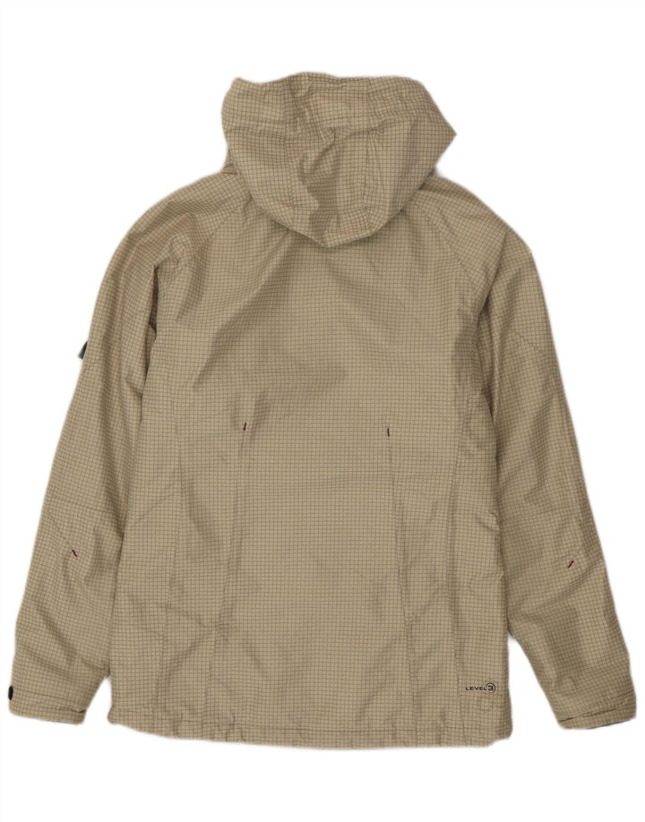 Killtec Windjacke für Mädchen, 15–16 Jahre, beige kariertes Polyester