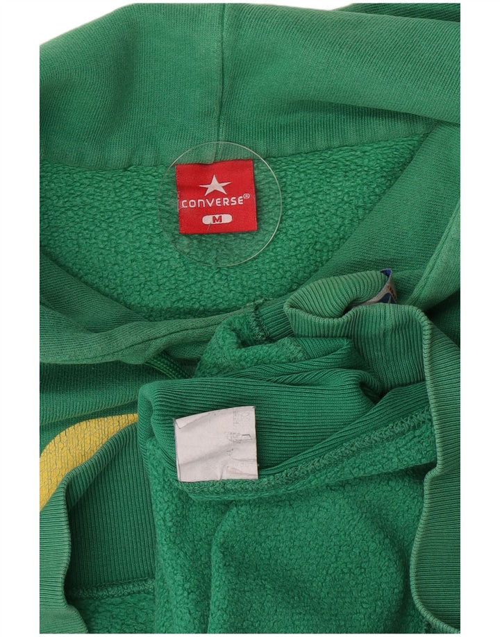Converse Herren-Kapuzenpullover mit Grafik, mittelgrüne Baumwolle