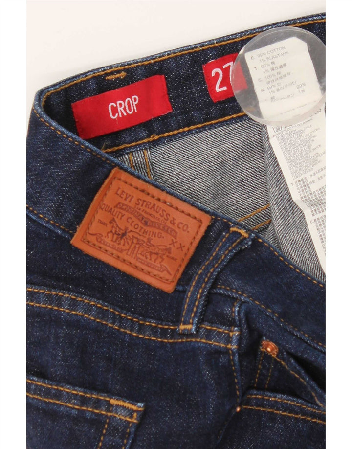 Levi's Capri-Jeans für Damen, W27, L22, Marineblau, Baumwolle