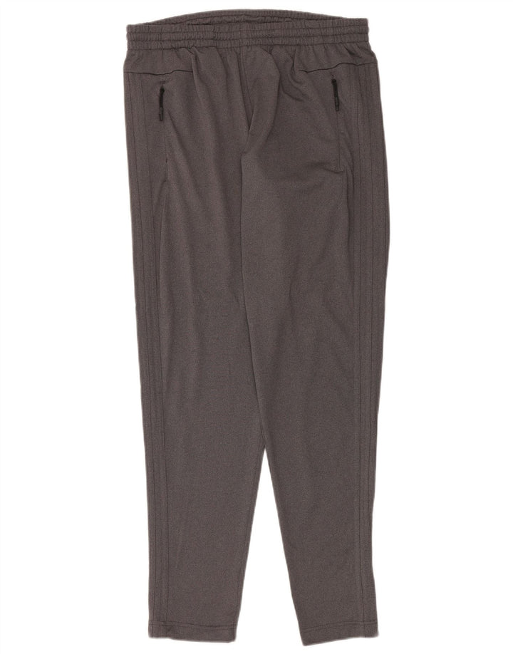 Adidas Herren-Trainingshose aus mittelgrauem Polyester