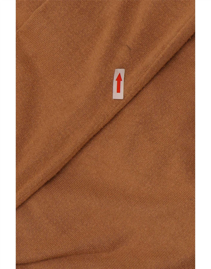 Zara Damen Strickjacke UK 12 Mittelbeige Viskose