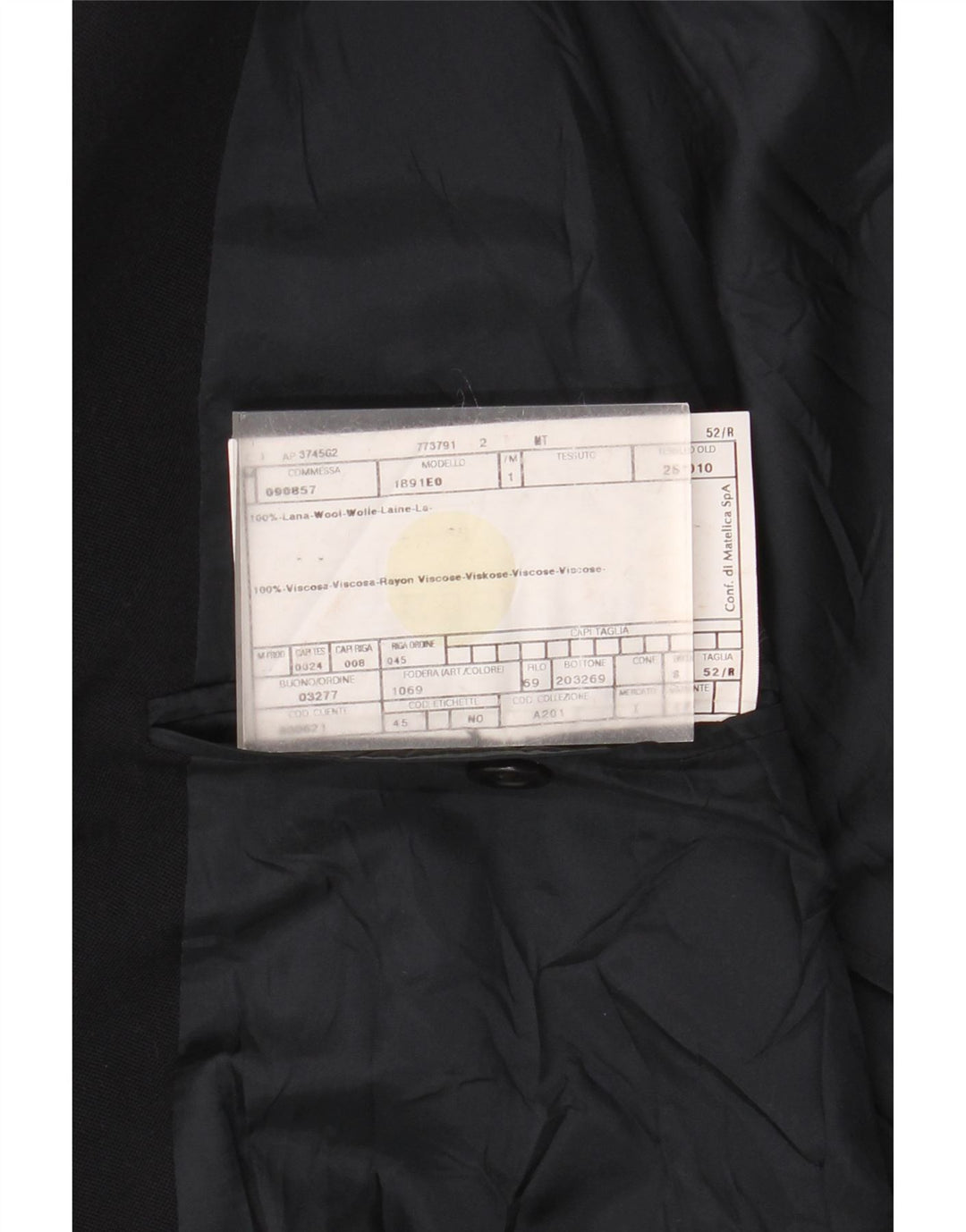 Armani Collezioni Herren 3-Knopf-Blazerjacke IT 52 XL Marineblaue Viskose