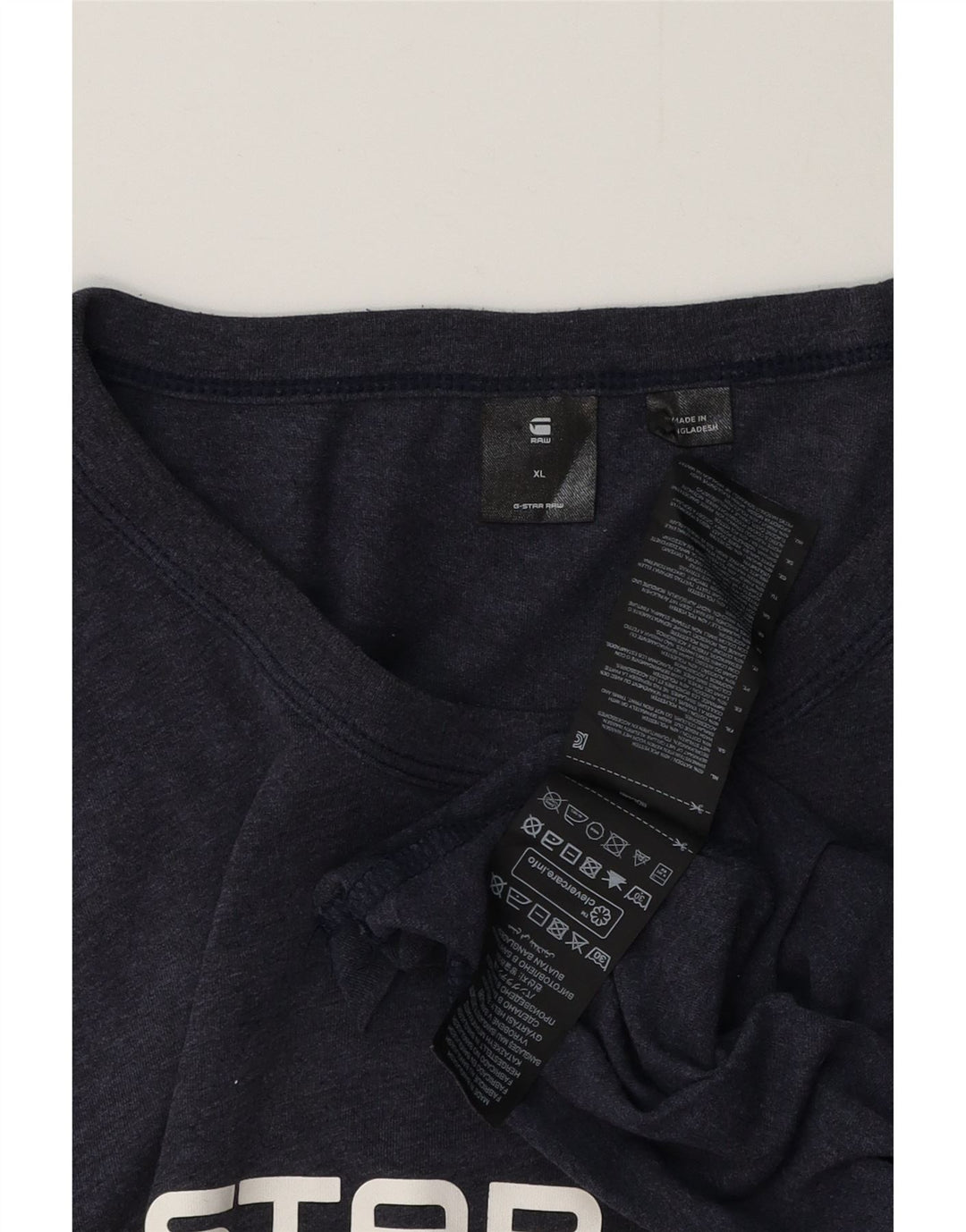 G-STAR Herren Grafik T-Shirt Top XL Marineblau Baumwolle