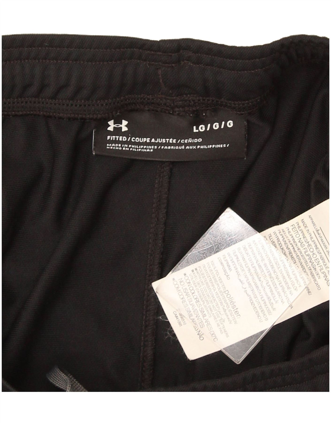Under Armour Herren-Trainingshose, groß, aus schwarzem Polyester