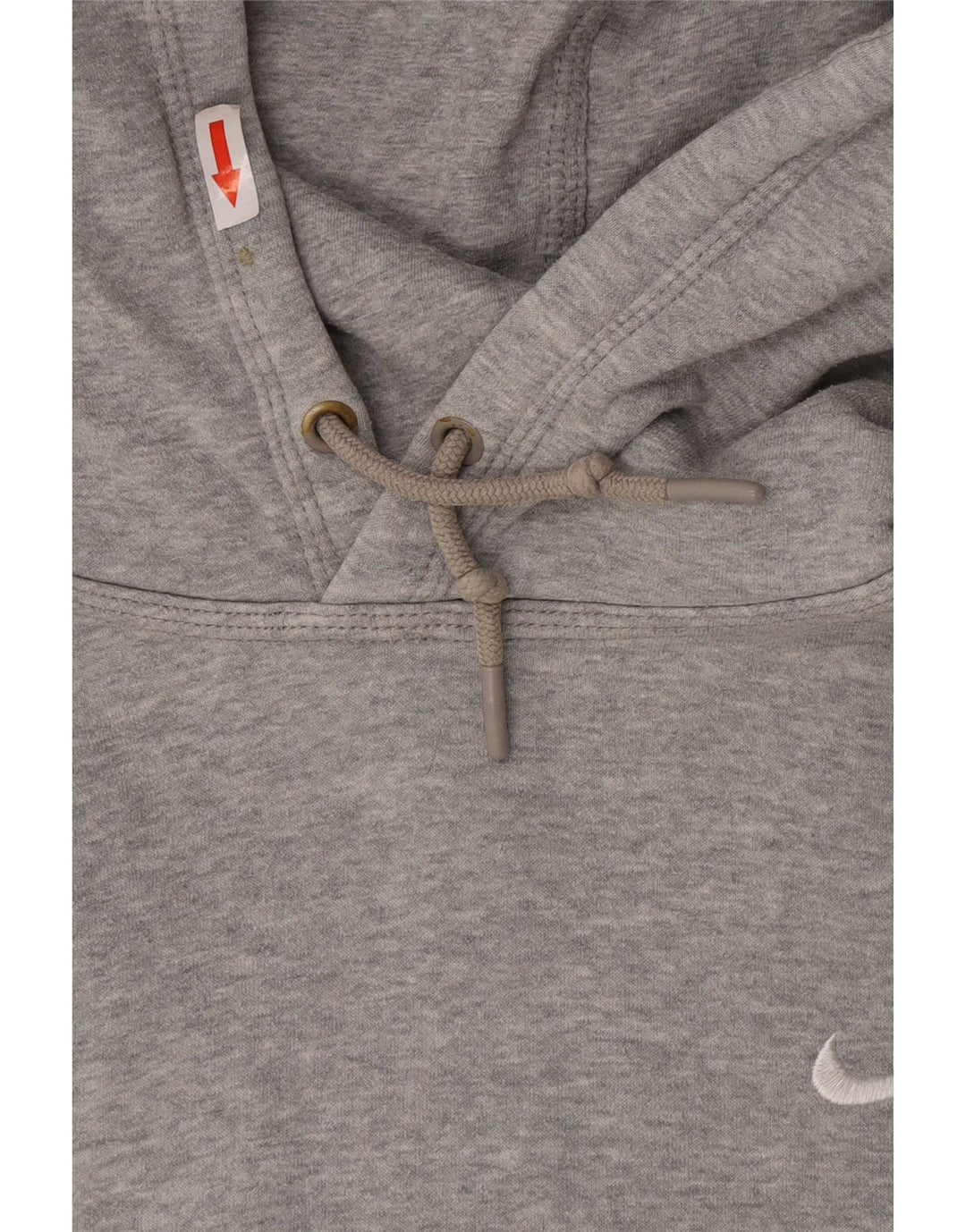 Nike Herren-Kapuzenpullover, groß, grau gefleckte Baumwolle