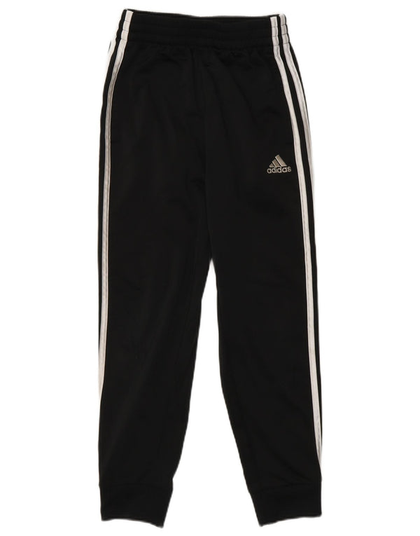 Adidas Jungen-Trainingshose, Jogginghose, 7–8 Jahre, Größe S, Schwarz, Polyester