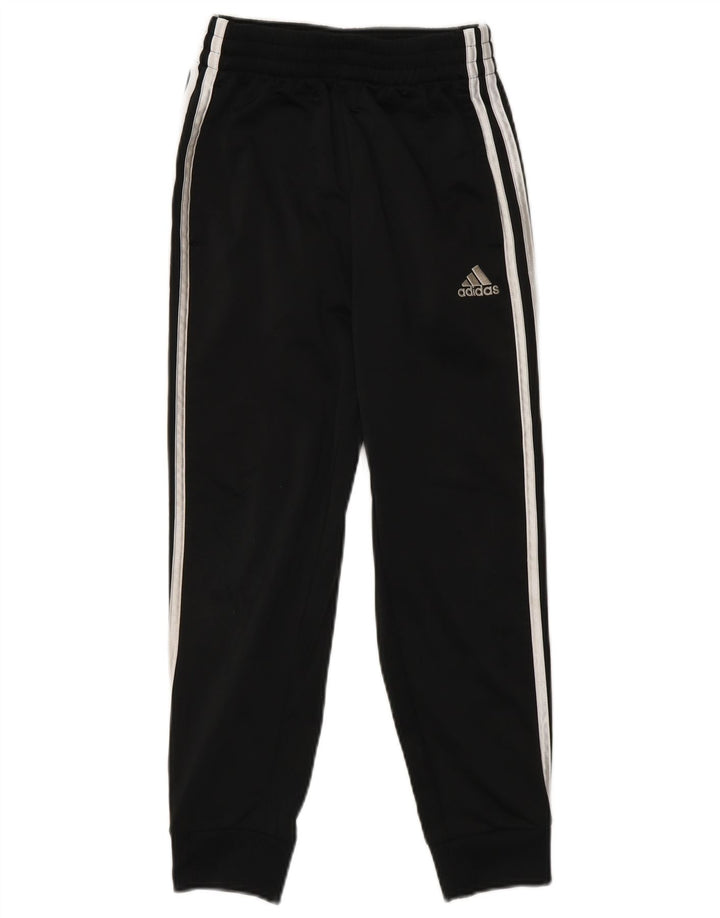 Adidas Jungen-Trainingshose, Jogginghose, 7–8 Jahre, Größe S, Schwarz, Polyester