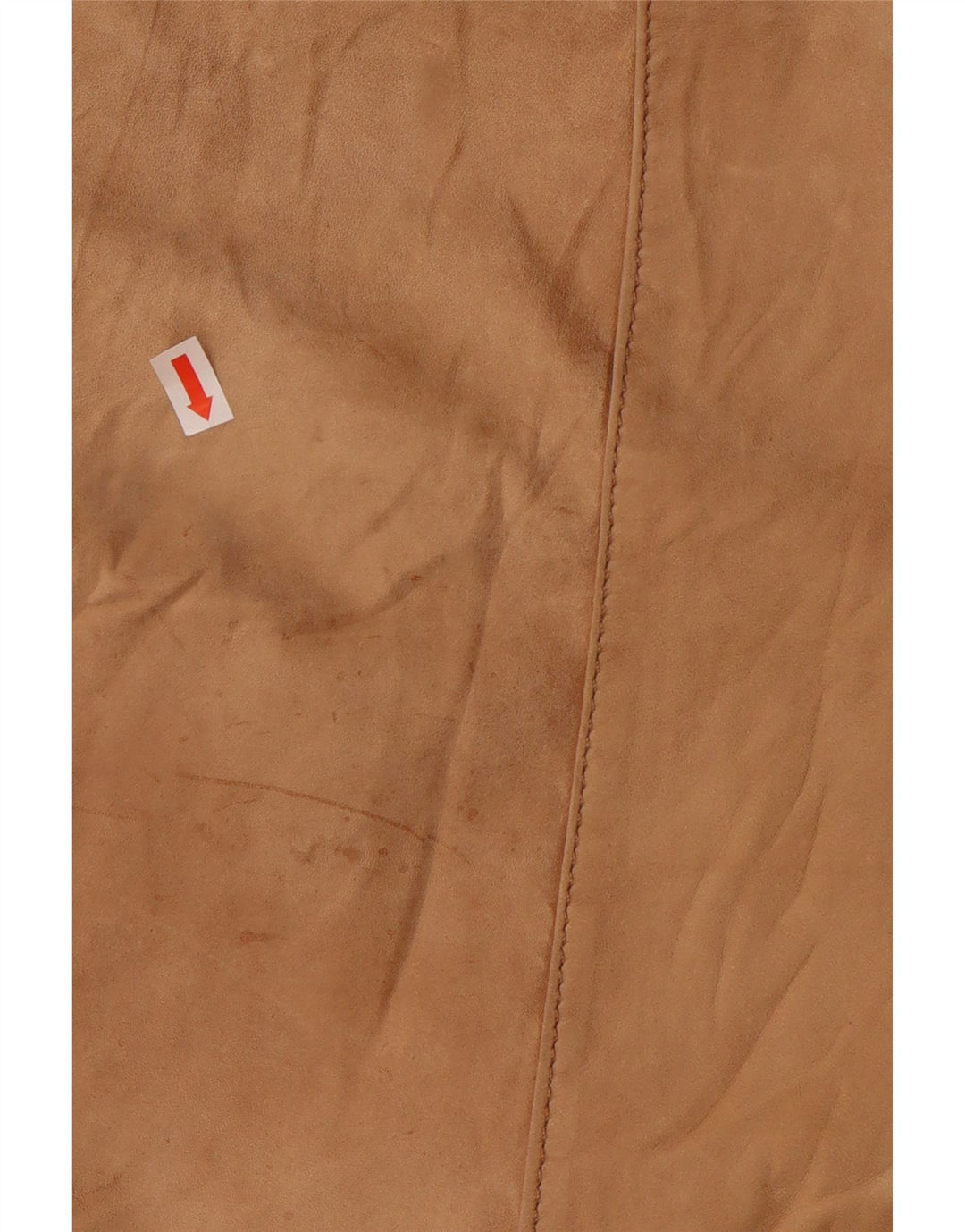 AMISU Womens Suede Bomber Jacket IT 38 XS Beige Leather