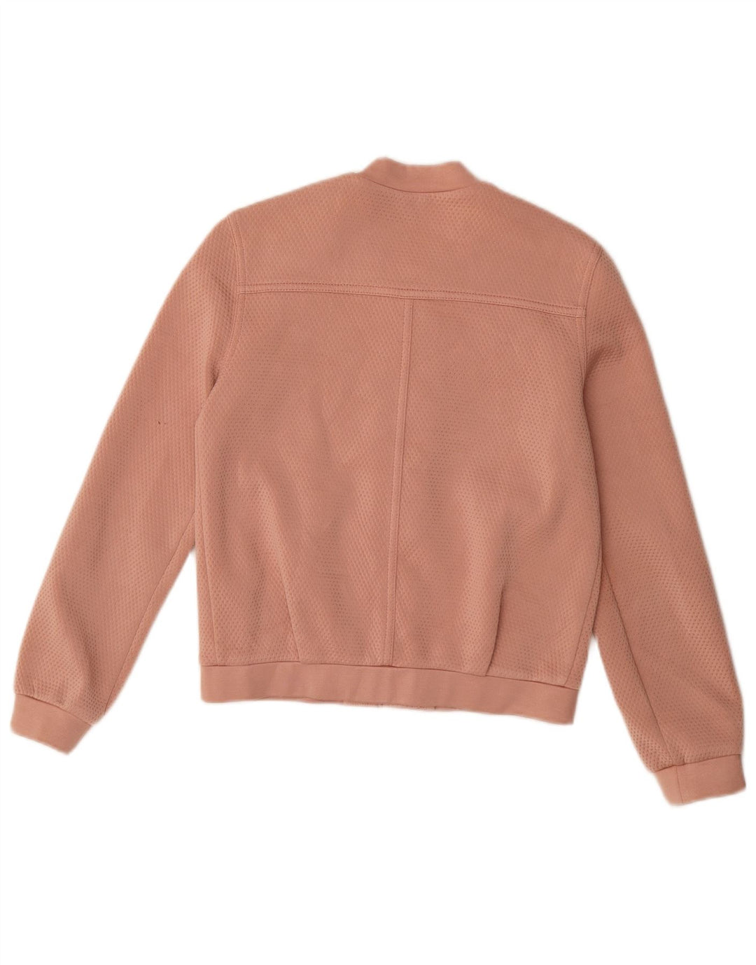 Topshop Damen Bomberjacke UK 8 Small Rosa Polyester