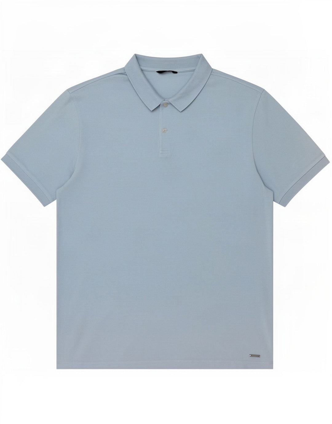 Massimo Dutti Herren Poloshirt XL Blau Baumwolle