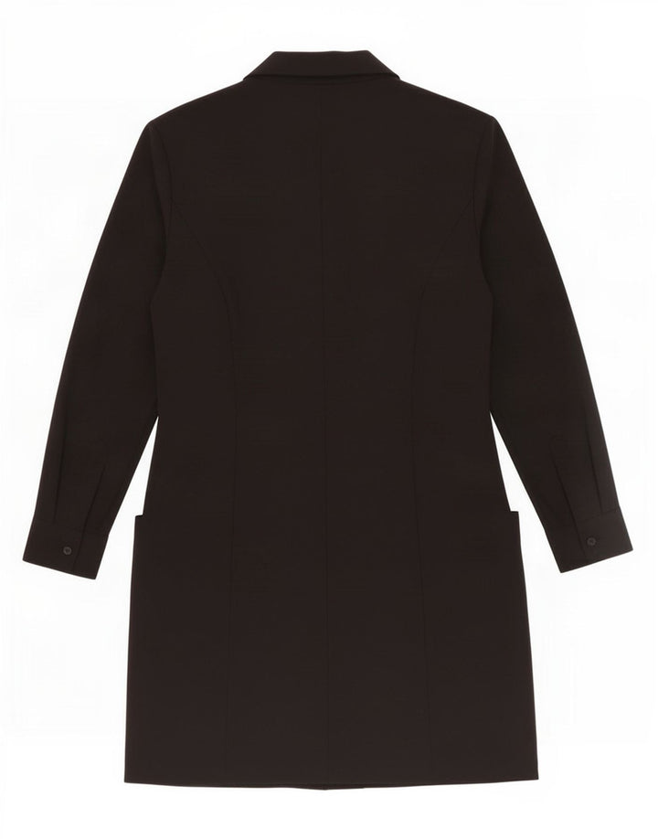 Zweireihiger Mantel von Zara für Damen, UK 12, Mittelschwarz