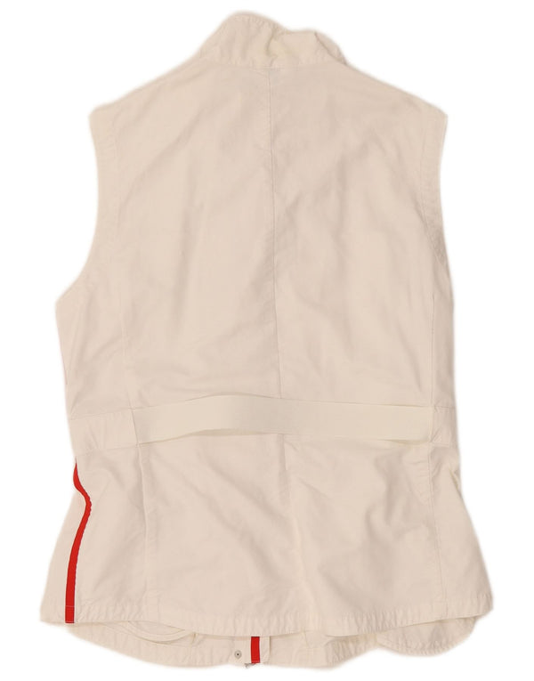 Escada Damen Weste EU 42 Large Weiß
