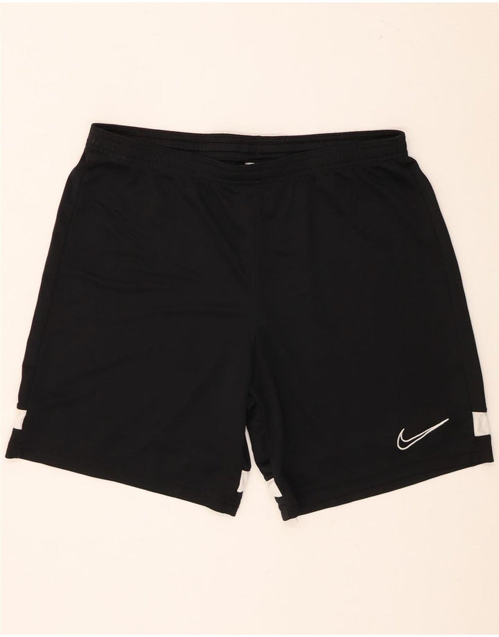 Nike Herren Dri Fit Sportshorts, groß, schwarzes Farbblock-Polyester