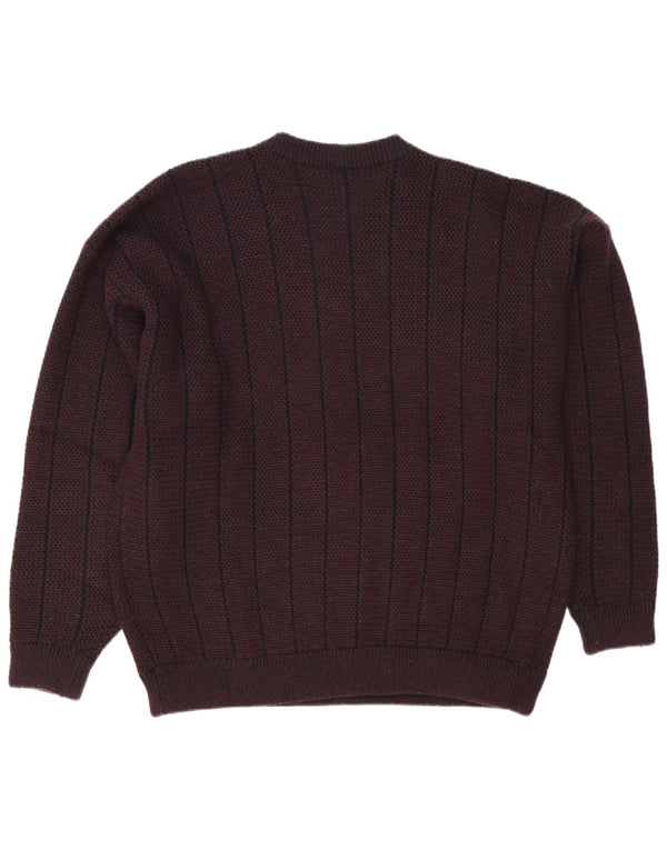 Angelo Litrico Herren-Pullover mit V-Ausschnitt, XL, braun, Farbblock-Acryl