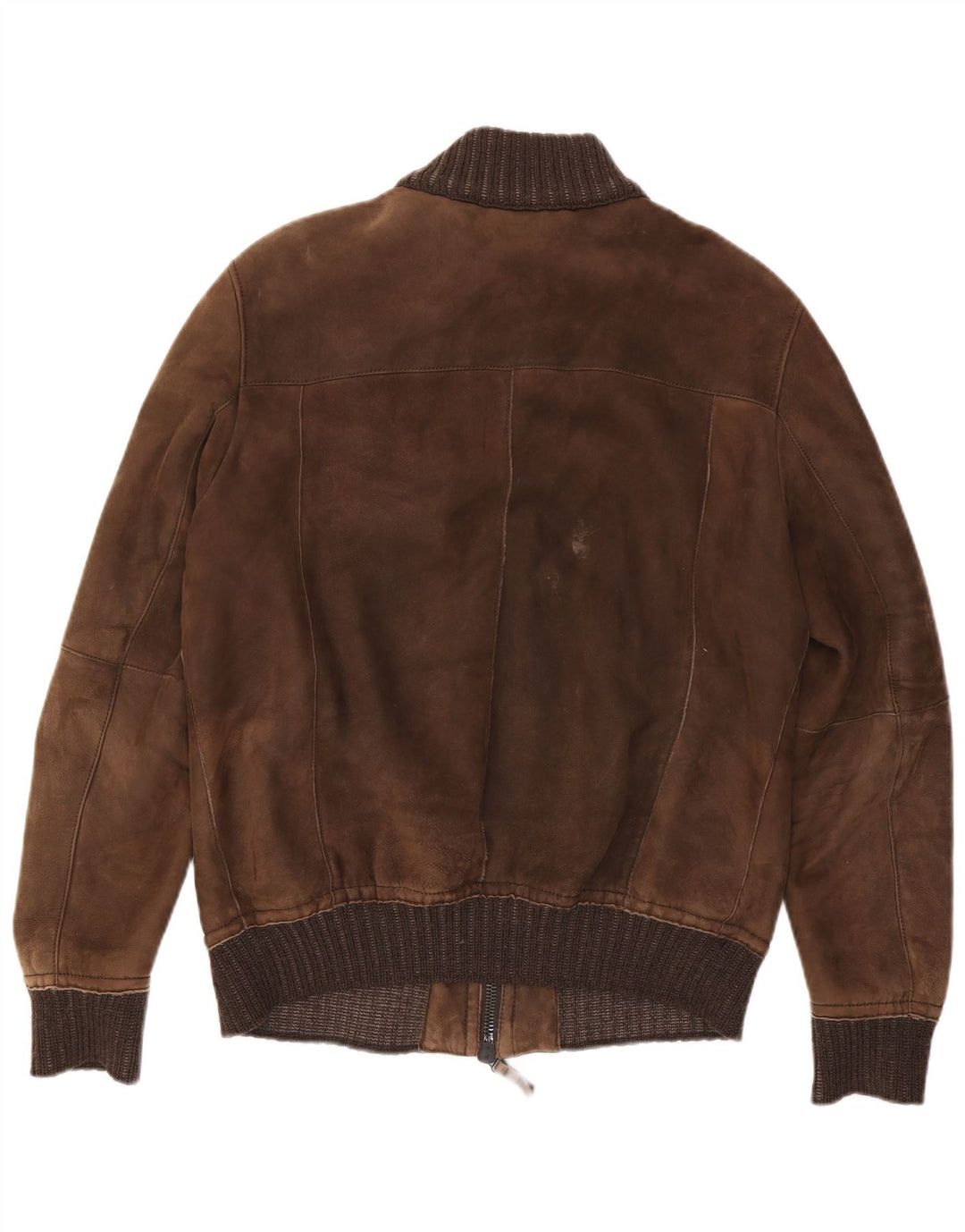 Vintage Herren Wildleder Bomberjacke UK 40 Large Braun