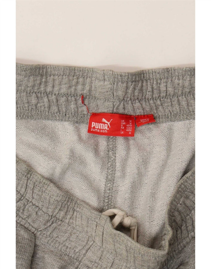 Puma Herren-Sportshorts in mittelgrauem Farbblockdesign