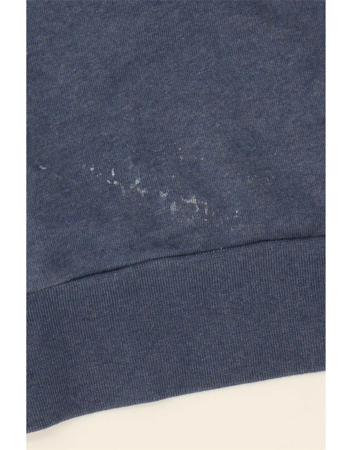 North Sails Herren-Sweatshirt mit Grafik, mittelblaue Baumwolle