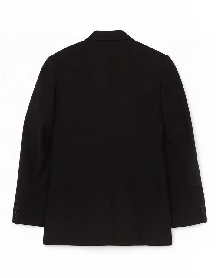 Marks & Spencer Herren-Blazer mit 3 Knöpfen, UK 38, mittelschwarze Wolle